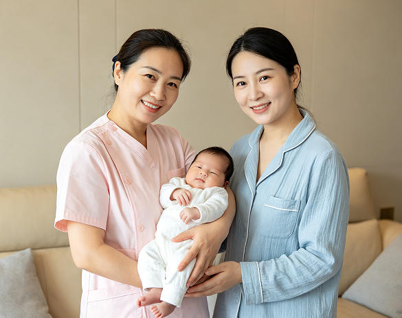 洛阳母婴护理客户合影